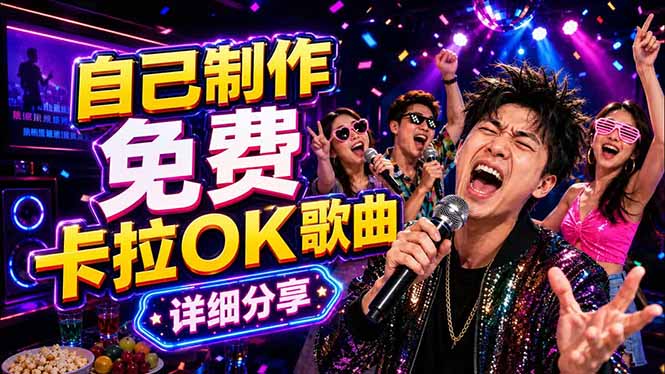 免费卡拉OK歌曲制作全攻略：音轨分离字幕制作，零基础快速做出专业K歌视频-好耶资源