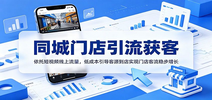 同城门店引流获客：依托短视频线上流量，低成本引导客源到店实现门店客流稳步增长-好耶资源