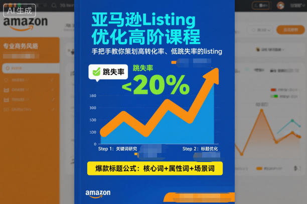 亚马逊Listing优化高阶课程，手把手教你策划高转化率、低跳失率的listing-好耶资源