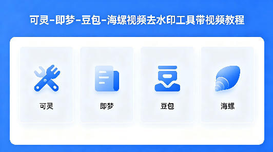 可灵–即梦–豆包–海螺视频去水印工具带视频教程-好耶资源