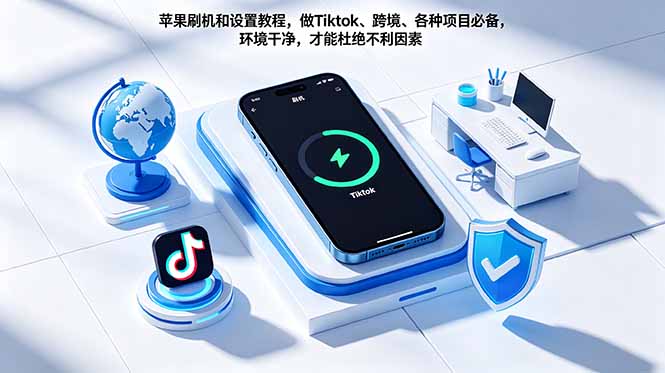 苹果刷机和设置教程,做Tiktok、跨境、各种项目必备,环境干净,才能杜绝不利因素-好耶资源