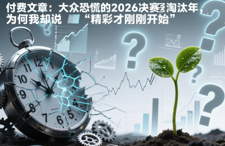 付费文章：大众恐慌的2026决赛淘汰年，为何我却说“精彩才刚刚开始”？-好耶资源