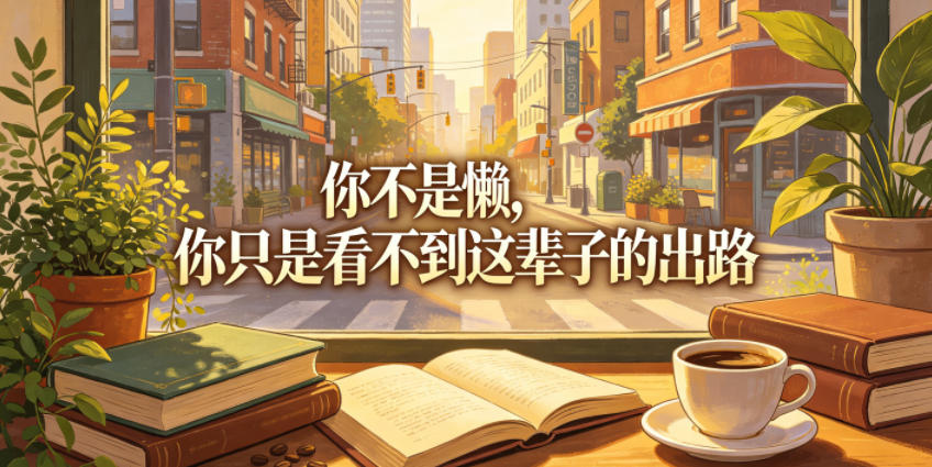 付费文章：你不是懒，你只是看不到这辈子的出路-好耶资源