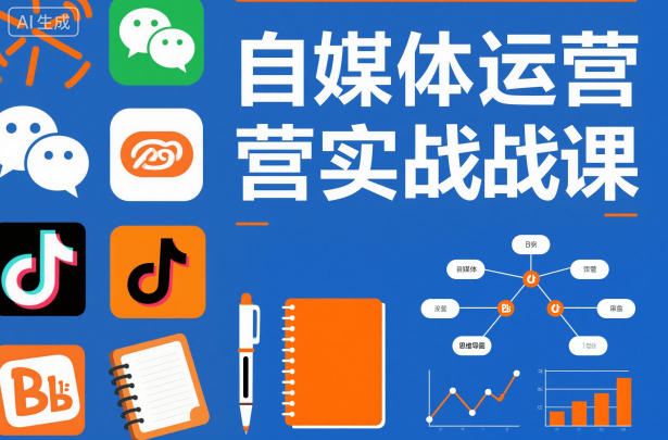 自媒体运营实战课，掌握一套系统的自媒体运营底层方法论，成为优秀的内容创作者-好耶资源