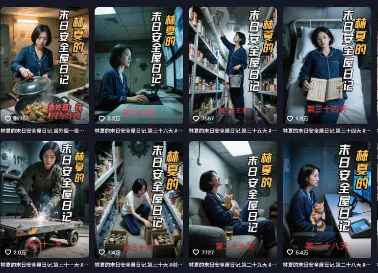 十个作品涨粉近20W!用AI制作末日安全日记连载,日入4位数,评论区爆肝求更新(附详细步骤)-好耶资源