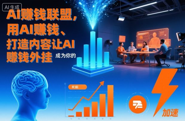 AI賺钱联盟，用AI賺钱、打造内容让AI成为你的賺钱外挂-好耶资源