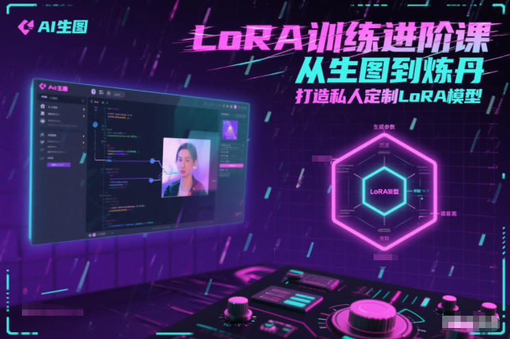 LoRA训练进阶课，从生图到炼丹，打造私人定制LoRA模型-好耶资源