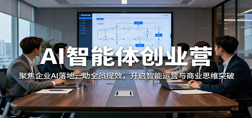 AI智能体创业营：聚焦企业AI落地，助全员提效，开启智能运营与商业思维突破-好耶资源