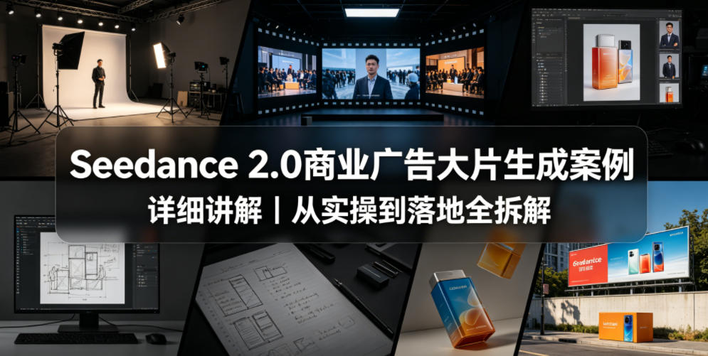 Seedance 2.0商业广告大片生成案例详细讲解｜从实操到落地全拆解-好耶资源