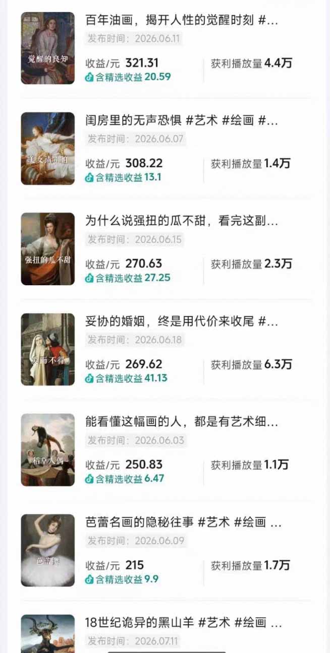 油画解说教学-398众筹来的技术：选题×对标×素材×文案×配音×剪辑×2天开精选×7天通9项权益-好耶资源