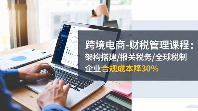 跨境电商-财税管理课程：架构搭建/报关税务/全球税制，企业合规成本降30%-好耶资源