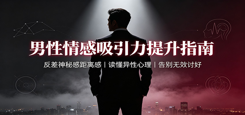 男性情感吸引力提升指南：反差神秘感距离感，读懂异性心理，告别无效讨好-好耶资源