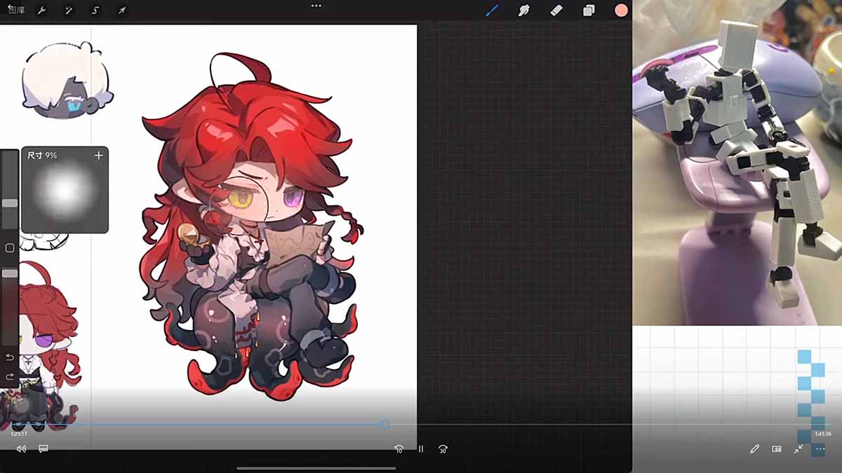 零基础学Q版立绘：从头身比例到服装细化，掌握让角色又可爱又有设计感的核心技法-好耶资源