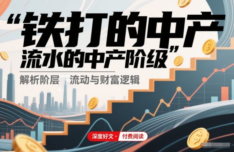 付费文章：铁打的中产，流水的中产阶级-好耶资源