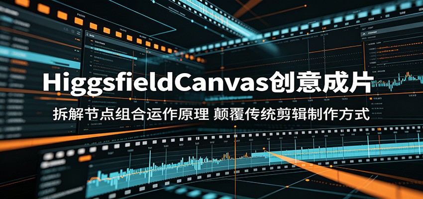 HiggsfieldCanvas创意成片：拆解节点组合运作原理，颠覆传统剪辑制作方式-好耶资源