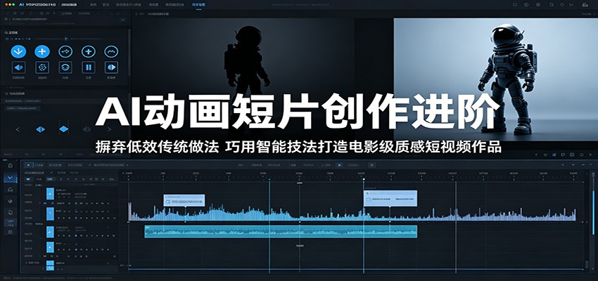 AI动画短片创作进阶：摒弃低效传统做法，巧用智能技法打造电影级质感短视频作品-好耶资源