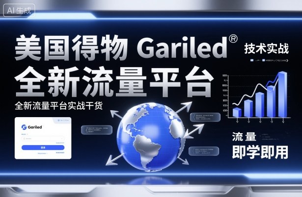 美国得物Gariled技术实战，全新流量平台实战干货，即学即用-好耶资源