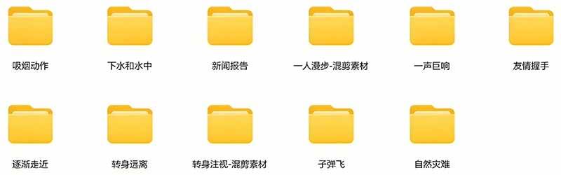 (21008期)【影视剪辑素材合集】15800+高清混剪卡点|热门影视精彩片段|人物/城市/场景全覆盖,中文分类清晰-好耶资源