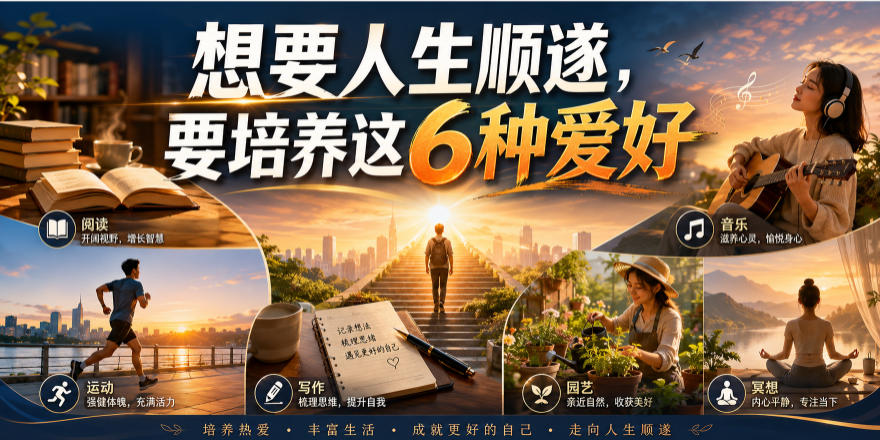 公众号付费文章：想要人生顺遂，要培养这6种爱好-好耶资源