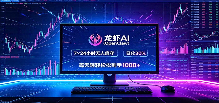 龙虾AI(OpenClaw)全自动挂机，智能操控电脑高效执行任务，每天轻松到手四位数-好耶资源