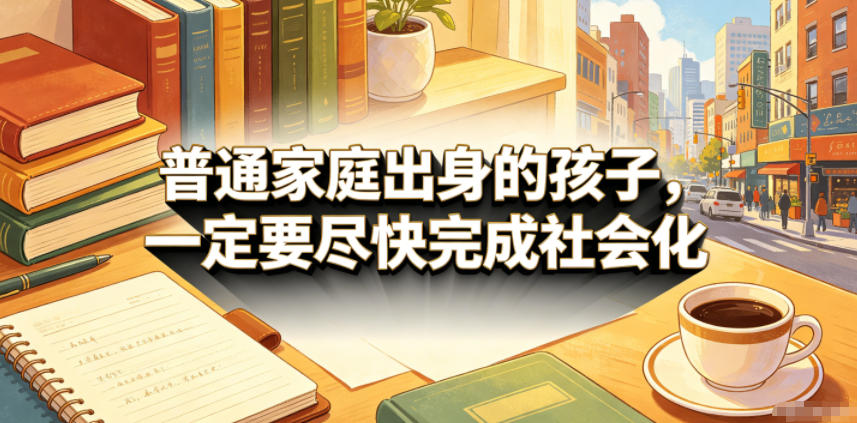 付费文章：普通家庭出身的孩子，一定要尽快完成社会化-好耶资源