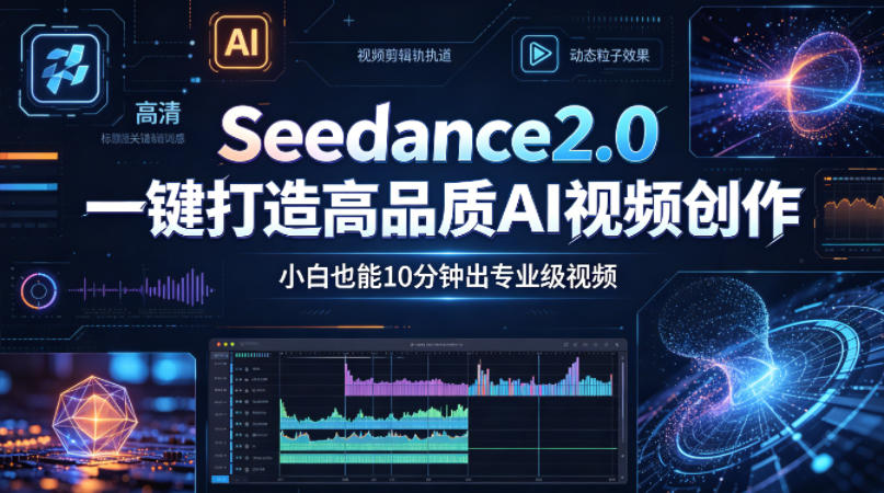 Seedance2.0一键打造高品质AI视频创作，小白也能10分钟出专业级视频-好耶资源
