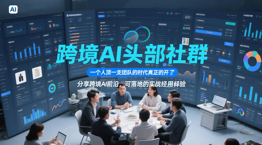 跨境AI头部社群，一个人顶一支团队的时代真正的开始了，分享跨境AI前沿，可落地的实战经验(更新6月29日)-好耶资源