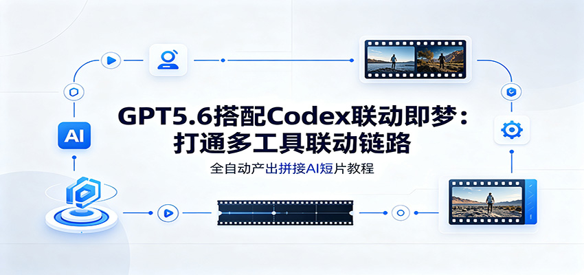GPT5.6搭配Codex联动即梦:打通多工具联动链路,全自动产出拼接AI短片教程-好耶资源