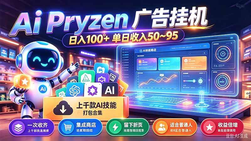 （21241期）Pyrzen广告挂机， 全自动挂机风口项目， 单日50-95/天 虽然不是很暴力但是很稳-好耶资源