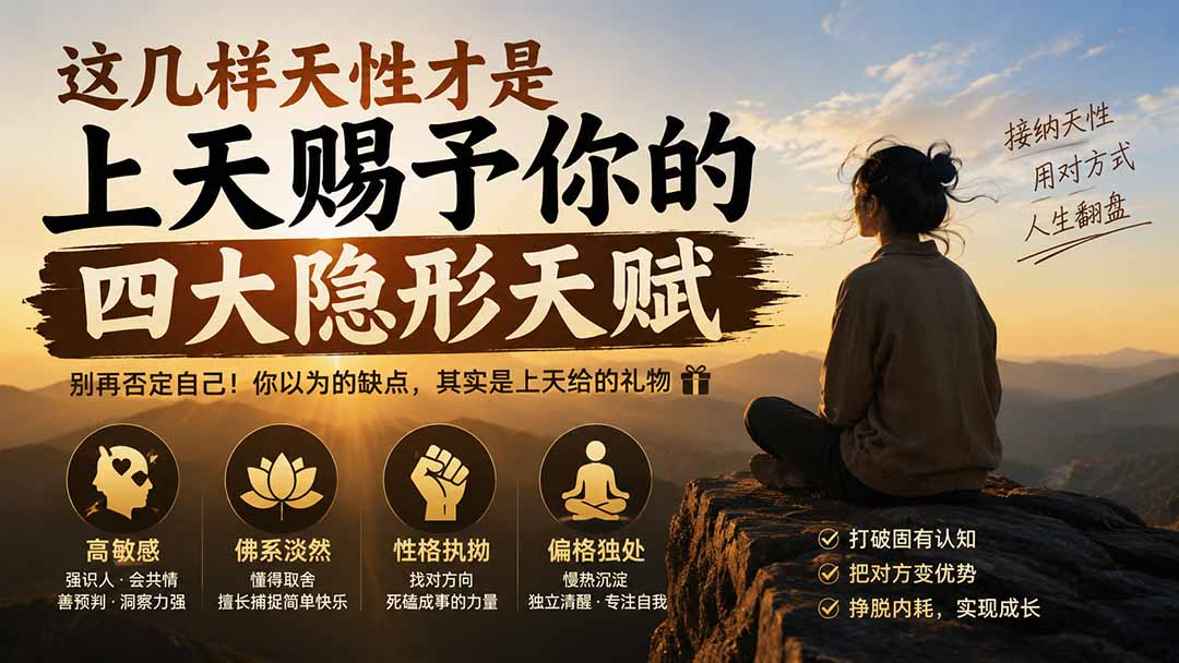 付费文章:这几样天性才是上天赐予你的四大隐形天赋-好耶资源