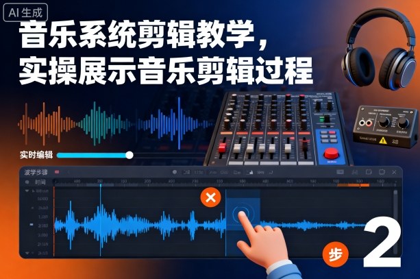 音乐系统剪辑教学,实操展示音乐剪辑过程-好耶资源