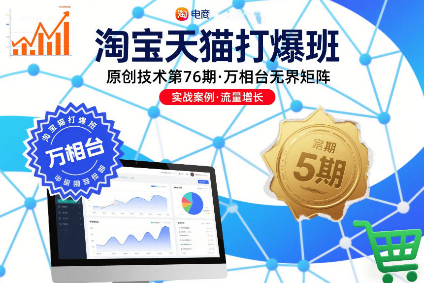 淘宝天猫打爆班原创技术第76期，万相台无界矩阵-好耶资源