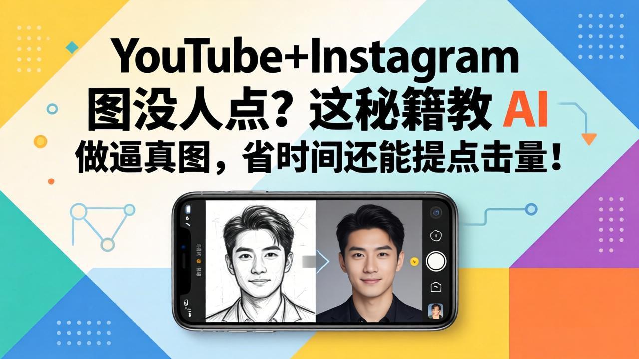 YouTube+Instagram图没人点?这秘籍教 AI 做逼真图,省时间还能提点击量-好耶资源