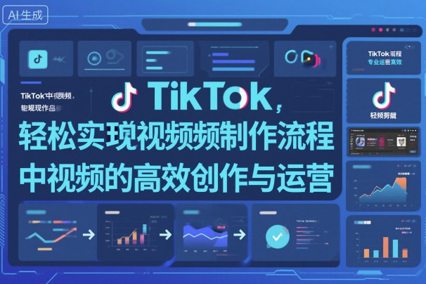 TikTok中视频制做流程，轻松实现Tk中视频的高效创作与运营-好耶资源