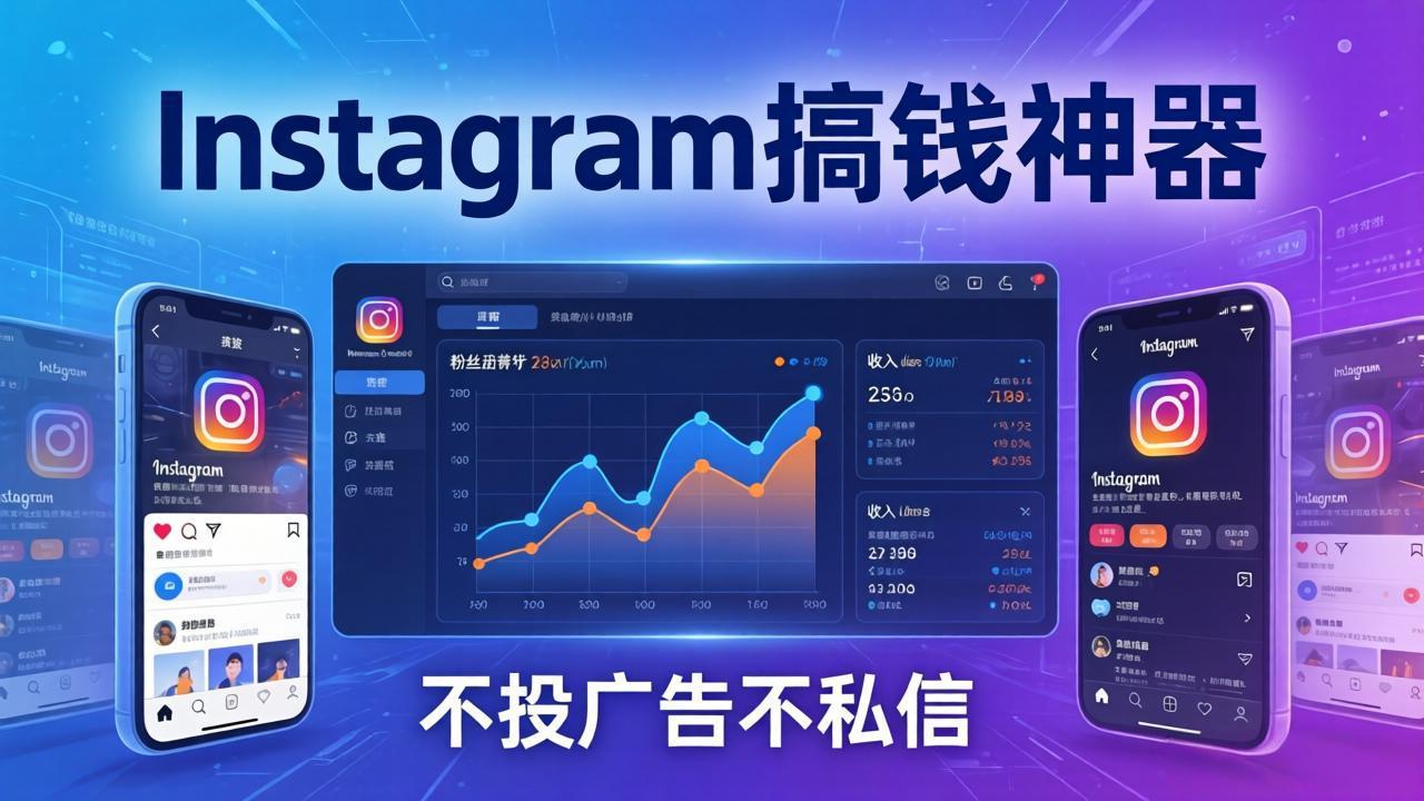 Instagram搞钱神器：月涨6万粉+月入5万刀，不投广告不私信，靠算法+低价产品-好耶资源