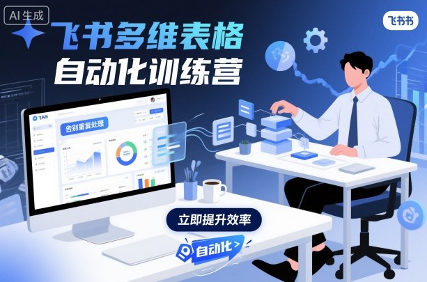 飞书多维表格自动化训练营，手把手教你告别重复处理，用多维表格开启高效办公新模式-好耶资源