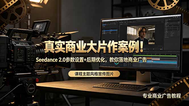 真实商业大片作案例!Seedance 2.0参数设置+后期优化,教你落地商业广告-好耶资源