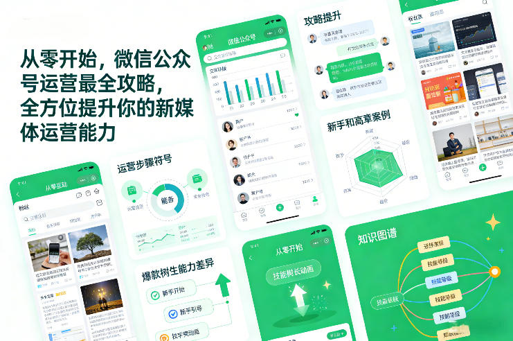 从零开始，微信公众号运营最全攻略，全方位提升你的新媒体运营能力-好耶资源