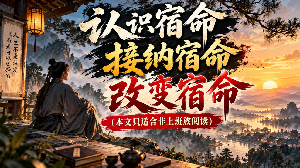 某公众号付费文章：认识宿命，接纳宿命，改变宿命（本文只适合非上班族阅读）-好耶资源