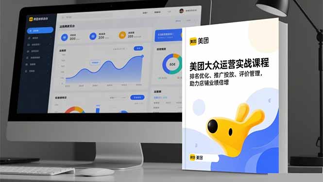 美团大众运营实战课程，排名优化、推广投放、评价管理，助力店铺业绩倍增-好耶资源