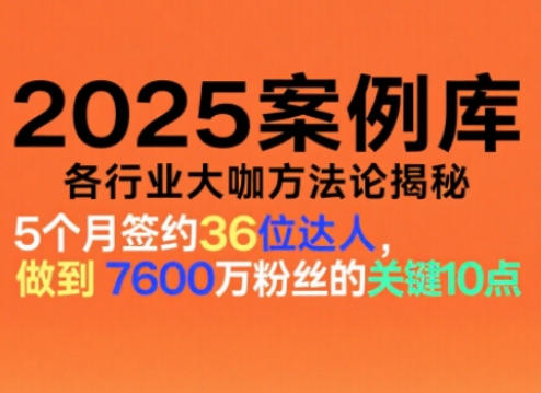 波波来了案例库，收录各行业大咖的方法论，各行业大咖方法论揭秘(更新2026年3月)-好耶资源