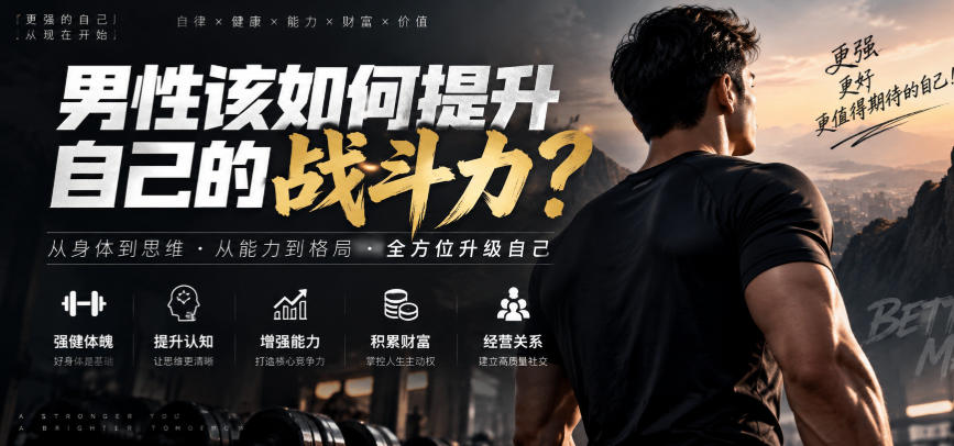 付费文章:男性该如何提升自己的战斗力?-好耶资源