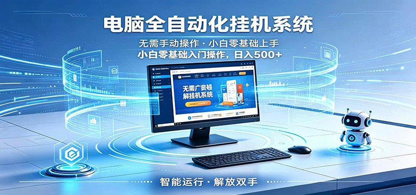 智能广告挂机无需值守，小白上手轻松实现每日增收-好耶资源