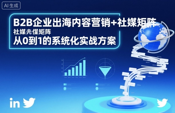 B2B企业出海内容营销+社媒矩阵，从0到1的系统化实战方案-好耶资源