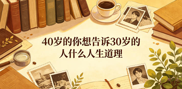 公众号付费文章：40岁的你想告诉30岁的人什么人生道理？-好耶资源