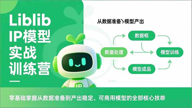 Liblib IP模型实战训练营，零基础掌握从数据准备到产出稳定、可商用模型的全部核心技能-好耶资源
