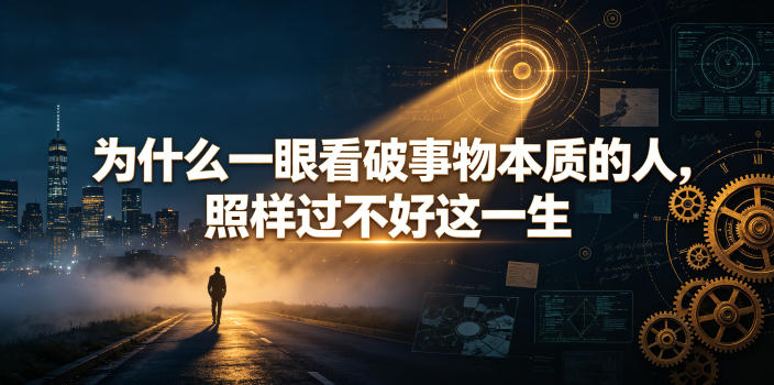 付费文章:为什么一眼看破事物本质的人,照样过不好这一生-好耶资源