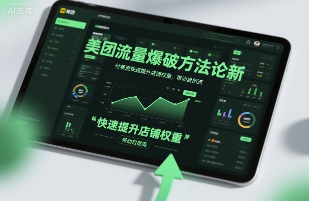 美团流量爆破方法论，付费流快速提升店铺权重，带动自然流-好耶资源