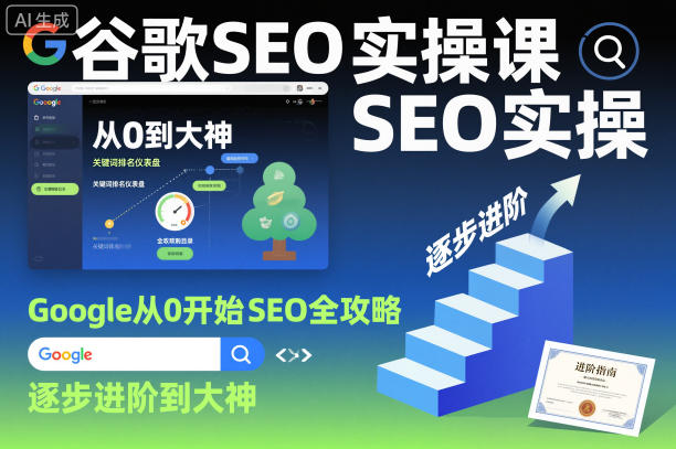 谷歌SEO实操课，Google从0开始SEO全攻略，逐步进阶到大神-好耶资源