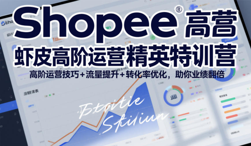 Shopee虾皮高阶运营精英特训营,高阶运营技巧+流量提升+转化率优化,助你业绩翻倍(更新26年5月)-好耶资源